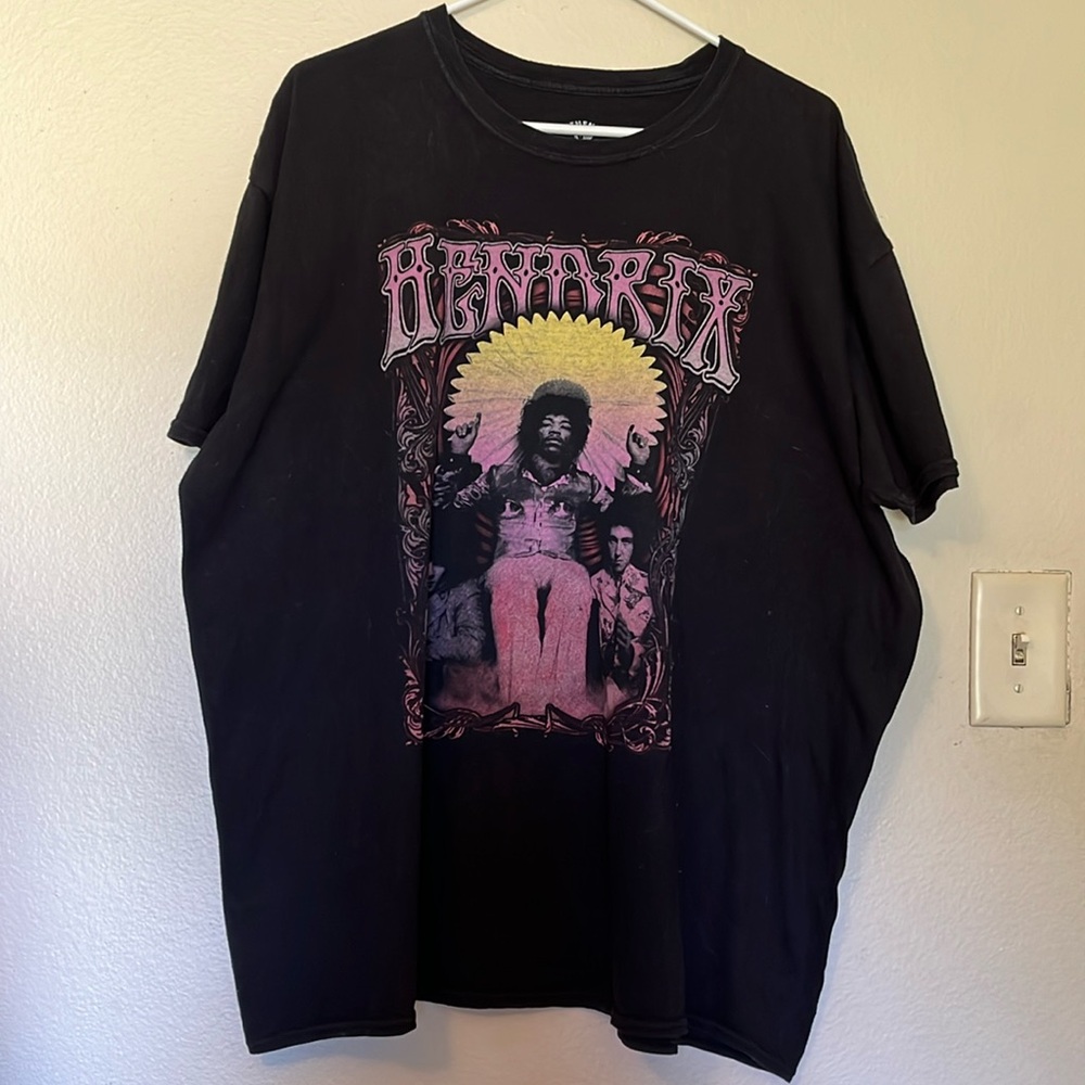 Jimmy Hendrix black tshirt x x 💯 cotton